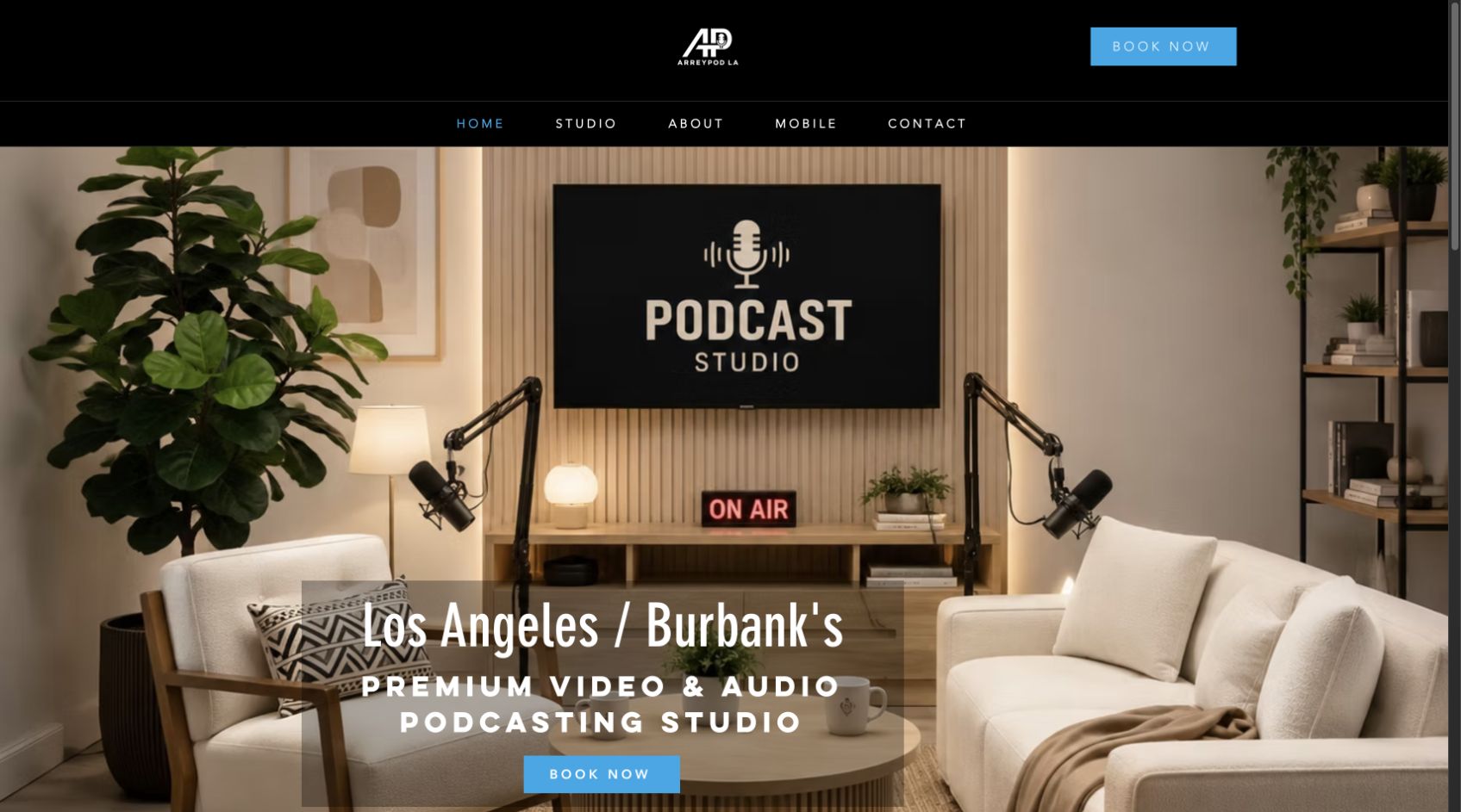 Arrey Pod LA website